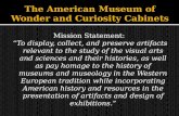 Ideal Museum Project: The American Museum of Wonder and Curiosity Cabinets Proposal PowerPoint Presentation