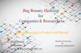 Bug Bounty Hunting for Companies & Researchers: Bounty Hunting in Sudan and Abroad
