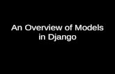 An Overview of Models in Django