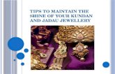 Tips to maintain the shine of your kundan and jadau jewellry