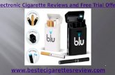 Electronic cigarette reviews and free trial offers