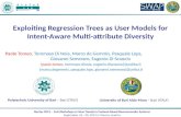Recsys 2015: Exploiting Regression Trees as User Models for Intent-Aware Multi-attribute Diversity