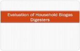 Household biogas digesters