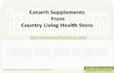 Catarrh Supplements From Country Living Health Store