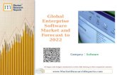 Global Enterprise Software Market (By Segment, Industry Verticals, Geography and Vendors) and Forecast to 2022