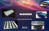 Meodex introduction 2015 - Your custom LED modules