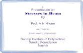 Vilas Nikam- Mechanics of Structure-Stress in beam