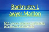Bankruptcy lawyer marlton