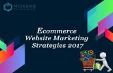 Ecommerce Website Marketing Strategies 2017