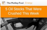 5 Oil Stocks That Were Crushed This Week (OAS, WLL, EPE, PKD, CRZO)