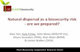 Natural dispersal as a biosecurity risk - are we prepared?