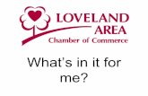 Loveland Area Chamber Member Investor Benefits