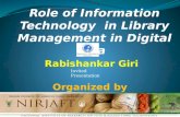 Role of Information Technology  in Library Management in Digital Era