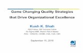 Game Changing Quality Strategies that Drive Organizational Excellence
