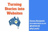 Turning stories into websites - PyConAU