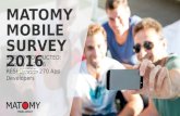 Matomy Mobile Survey 2016