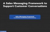 A Sales Messaging Framework to Support Customer Conversations