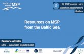Resources on MSP from the Baltic Sea at the 2nd Baltic Maritime Spatial Planning Forum
