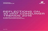 Reflections on 10 hot consumer trends 2016, Ericsson ConsumerLab