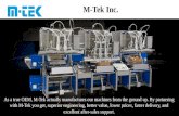 MAP Equipment | M-Tek, Inc.