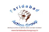 Faridabad Action Group - A brief profile