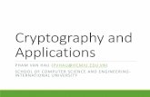 Cryptography and applications