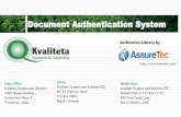 Document authentication system powered by assuretec