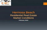 February 2016 Hermosa Beach Real Estate Market Trends Update