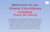 Yw silent christmas lesson 2012
