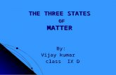 The three states of matter  by mater bhav dev