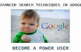 Advanced Search Techniques In Google
