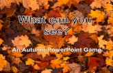 Autumn Powerpoint Game