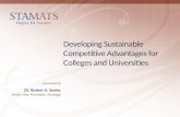 Developing Sustainable Competitive Advantages for Colleges and Universities