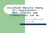 Childhood Obesity among Minority Populations