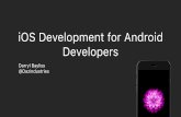 iOS Development For Android Developers