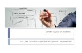 What’s in your BA Toolbox – Has User experience and Usability gone to the wayside?