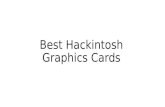 Best hackintosh graphics cards