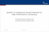 QsNetIII Adaptively Routed Network For HPC
