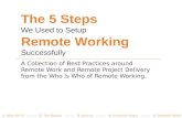 5 Steps We Used to Set up Remote Working Successfully