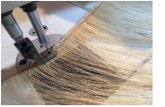 Natural Human Hair Russian Blonde Sewing Process from EasternHAIR Company