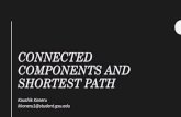 Connected components and shortest path