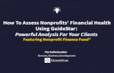 Slides nonprofits financial health using guide star powerful analysis for your clients