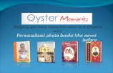 Oyster memories personalized photo books