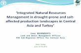 Integrated Natural Resources Management in drought-prone and salt-affected production landscapes in Central Asia and Turkey