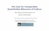 The Case for Comparative Quantitative Measures of Culture by John Bing