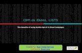 Why to Choose Double Opt-in Email Lists