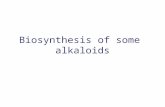 Biosynthesis isolation and example for some alkaloids