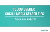 15 Social Media Job Search Tips from Recruiting & HR Experts