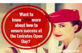 Emirates careers : How to ensure success at the Cabin Crew Open Day
