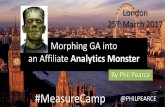 Morphing GA into an Affiliate Analytics Monster
